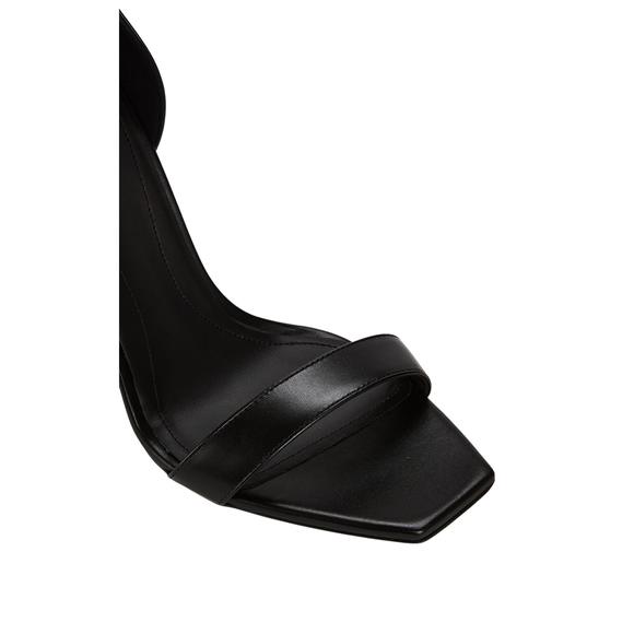 Balmain - Black Leather Uma Sandals - IT 38.5 - Picture 5 of 6